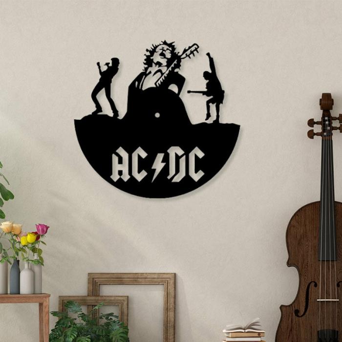 Ac Dc Wall Art  |   Wall Accents Wall Accents Black