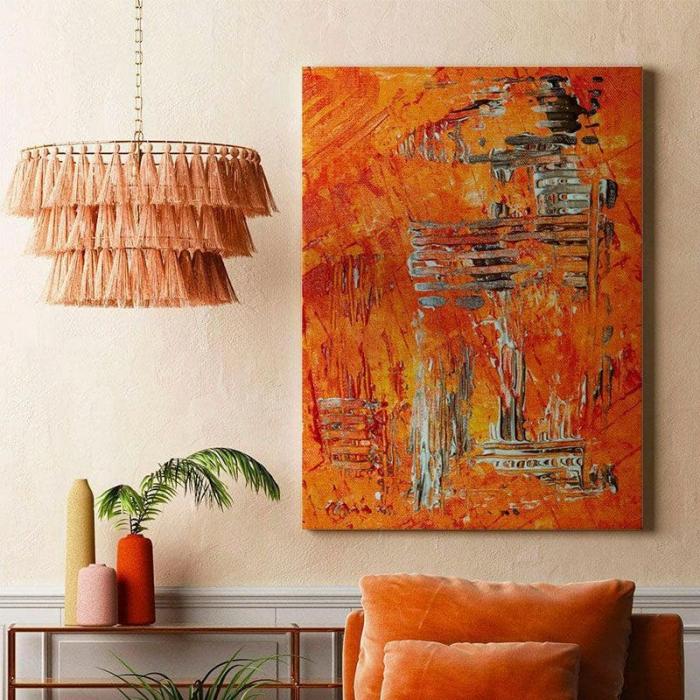 Amber Wall Painting  |   Wall Art & Paintings Wall Art & Paintings Orange