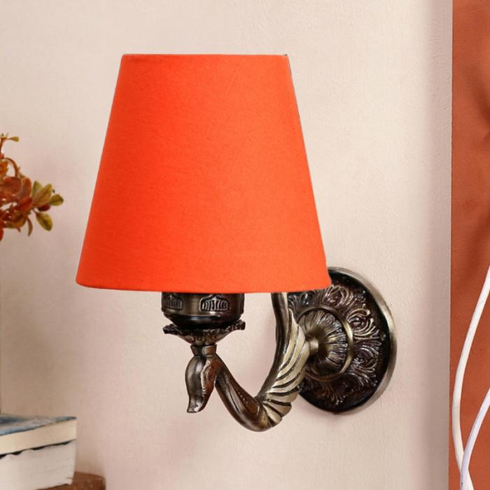 Amro Retro Conical Wall Lamp  |   Wall Lamps Lamps & Lighting Orange