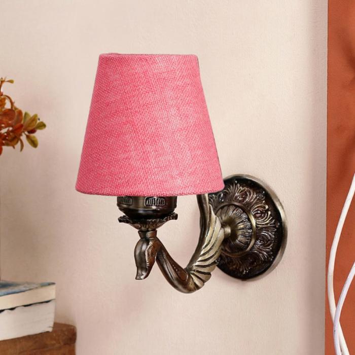 Amro Retro Conical Wall Lamp  |   Wall Lamps Lamps & Lighting Pink