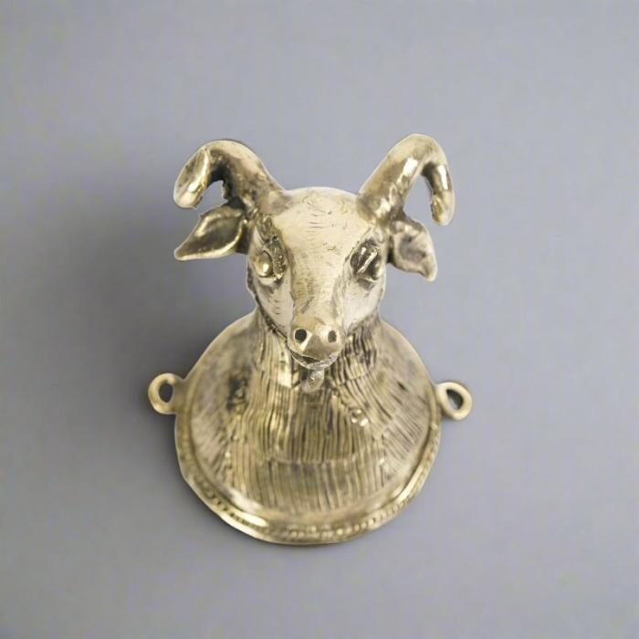 Antique Goat Wall Hanging  |   Wall Accents Wall Accents Gold