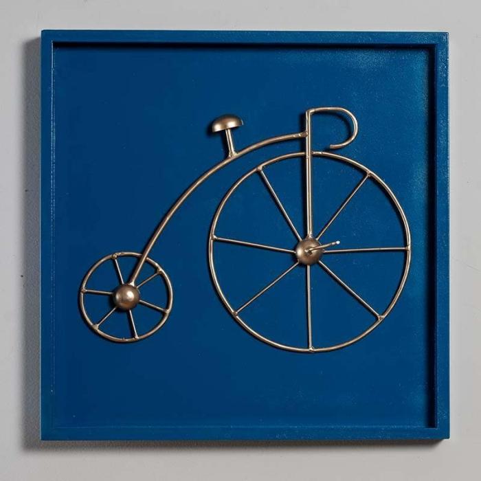 Antique Unicycle Wall Frame Décor  |   Wall Accents Wall Accents Blue