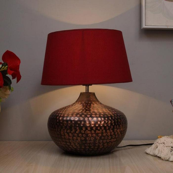 Arohana Table Lamp  |   Table Lamps Lamps & Lighting Red, Bronze