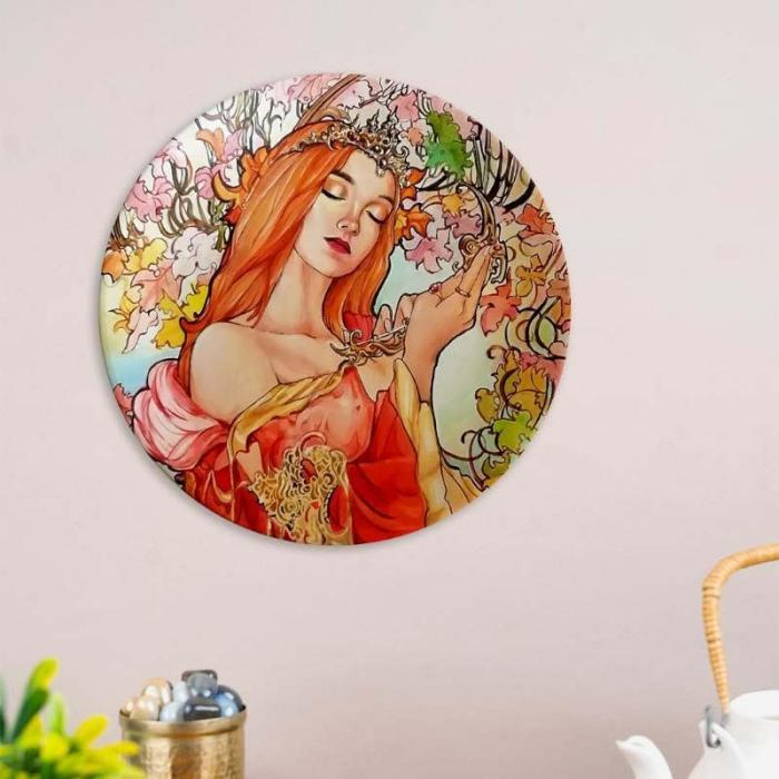 Artistic Autumn Decorative Plate  |   Wall Plates Wall Decor Multicolor