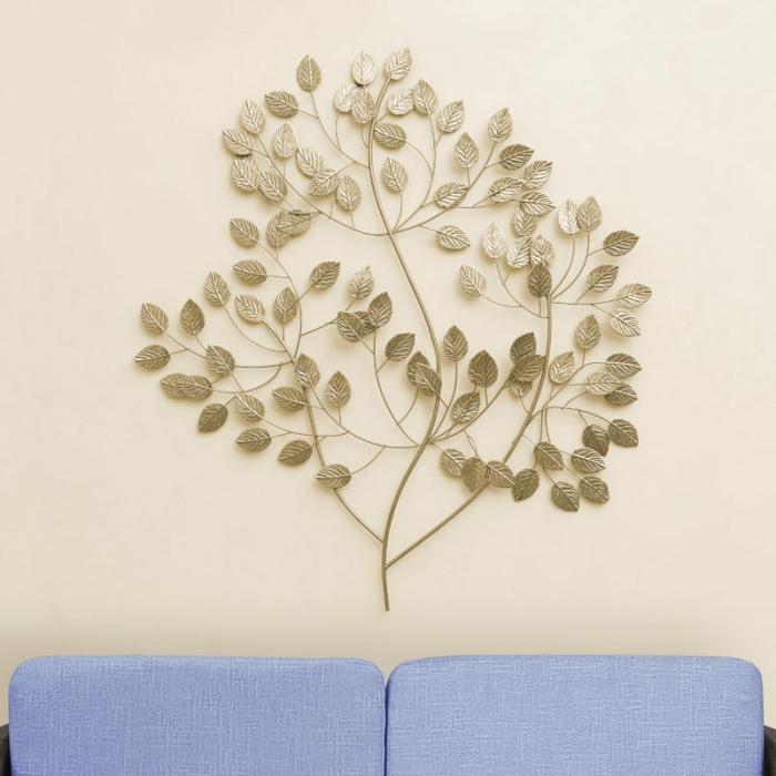 Autumn Leaf Wall Art  |   Wall Accents Wall Accents Gold