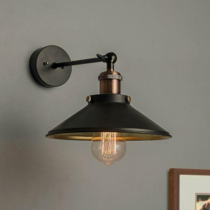 Avena Cone Wall Lamp  |   Wall Lamps Lamps & Lighting Black, Copper