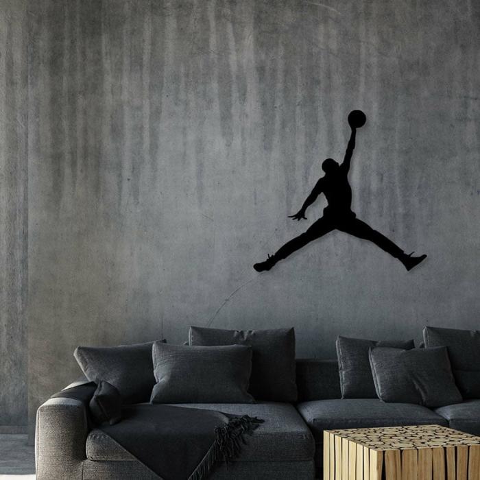 Basketball Jordan Wall Art  |   Wall Accents Wall Accents Black