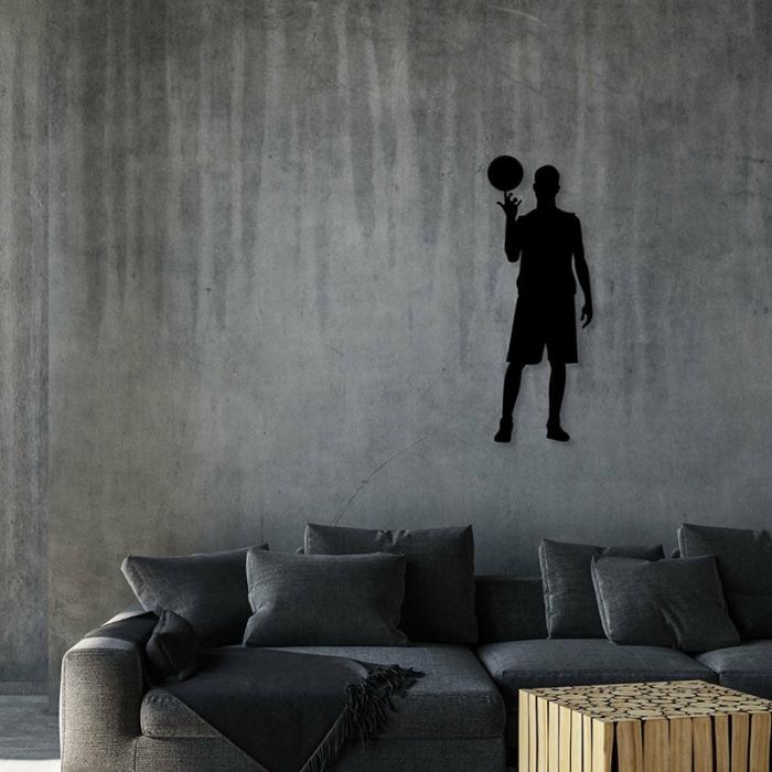 Basketball Wall Art  |   Wall Accents Wall Accents Black