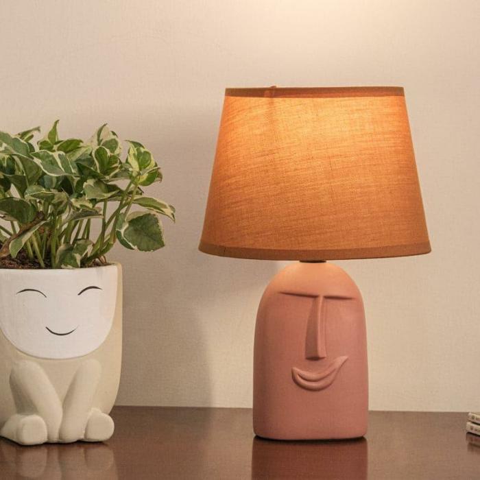 Beatific Ceramic Table Lamp  |   Table Lamps Lamps & Lighting Pink