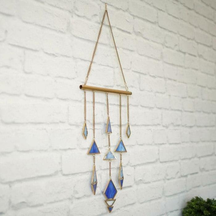 Bendora Suncatcher Wall Hanging  |   Wall Accents Wall Accents Gold, Blue