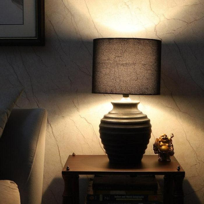 Bisara Palmer Table Lamp  |   Table Lamps Lamps & Lighting Black, Brown