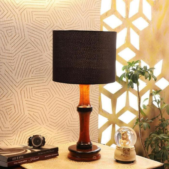 Blace Troton Table Lamp  |   Table Lamps Lamps & Lighting Black, Brown