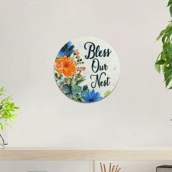 Bless Our Nest Flora Wall Accent  |   Wall Accents Wall Accents Multicolor