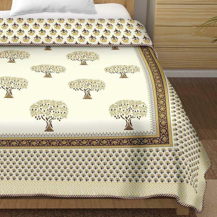 Bliss Gardenia Dohar  |   Dohars, Razai & Blankets Bedding Dohars, Razai & Blankets