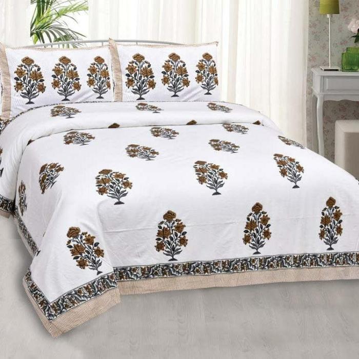 Blissful Bouquet Bedsheet  |   Floral Bedsheets Bedsheets Floral Bedsheets