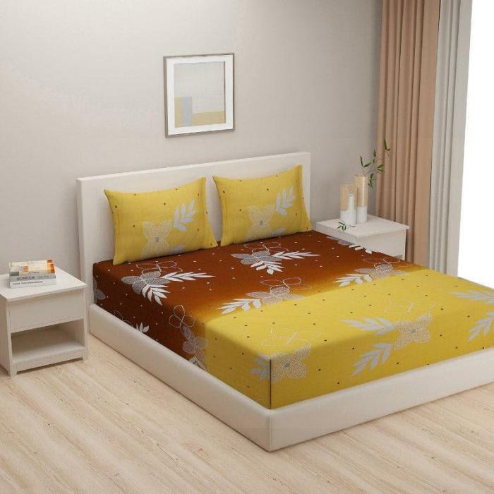 Bloom Bouquet Bedsheet  |   Floral Bedsheets Bedsheets Brown