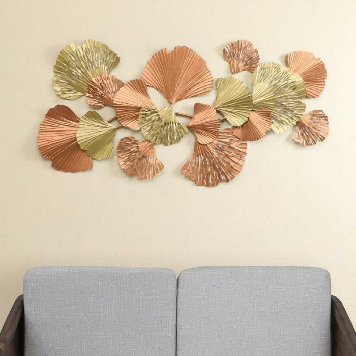 Bloom Spread Wall Decor  |   Wall Accents Wall Accents Copper, Gold