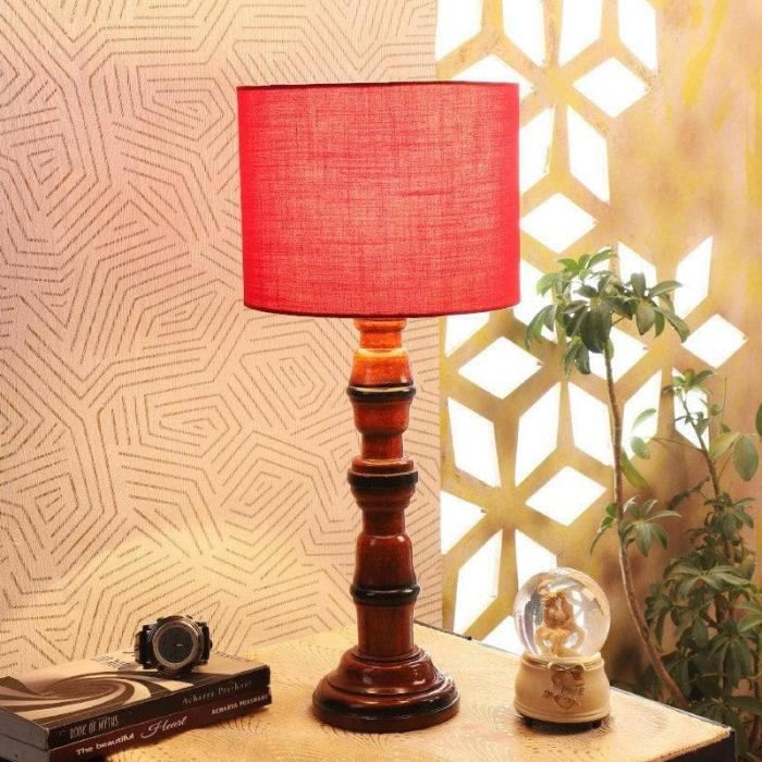 Bloss Winde Table Lamp  |   Table Lamps Lamps & Lighting Red, Brown