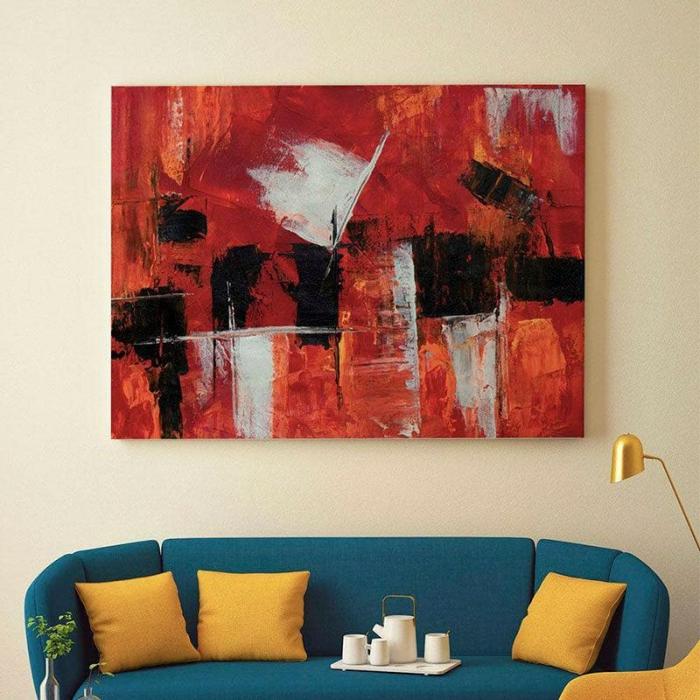 Bold Abstract Art Painting  |   Wall Art & Paintings Wall Art & Paintings Red