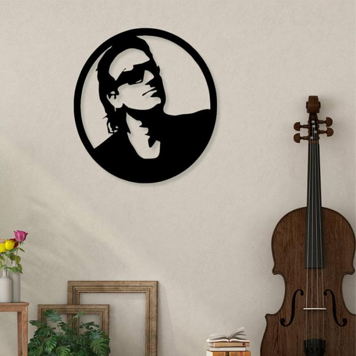 Bono U2 Wall Art  |   Wall Accents Wall Accents Black