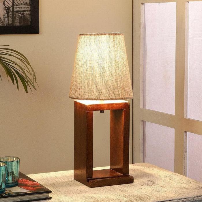 Bria Recto Table Lamp  |   Table Lamps Lamps & Lighting Beige, Brown