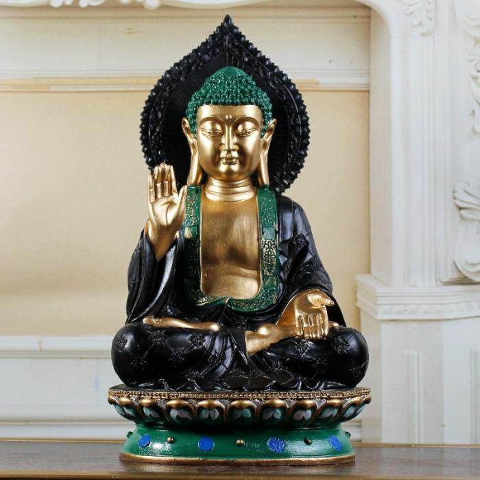 Buddha Aura Showpiece  |   Showpieces Showpieces Gold, Black