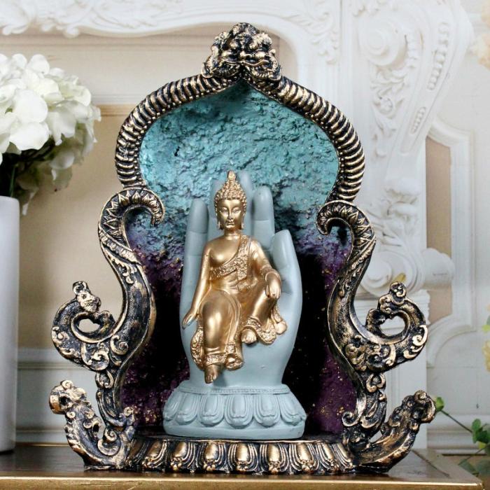 Buddha Balance Showpiece  |   Showpieces Showpieces Blue, Gold