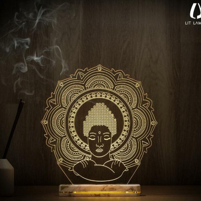 Buddha Glory Lamp  |   Table Lamps Lamps & Lighting Table Lamps