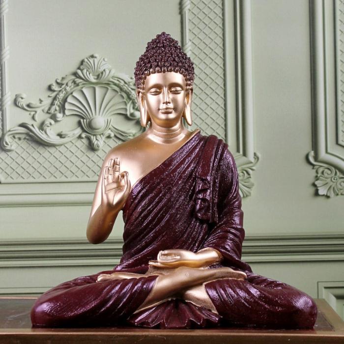 Buddha Sanctity Showpiece  |   Showpieces Showpieces Gold