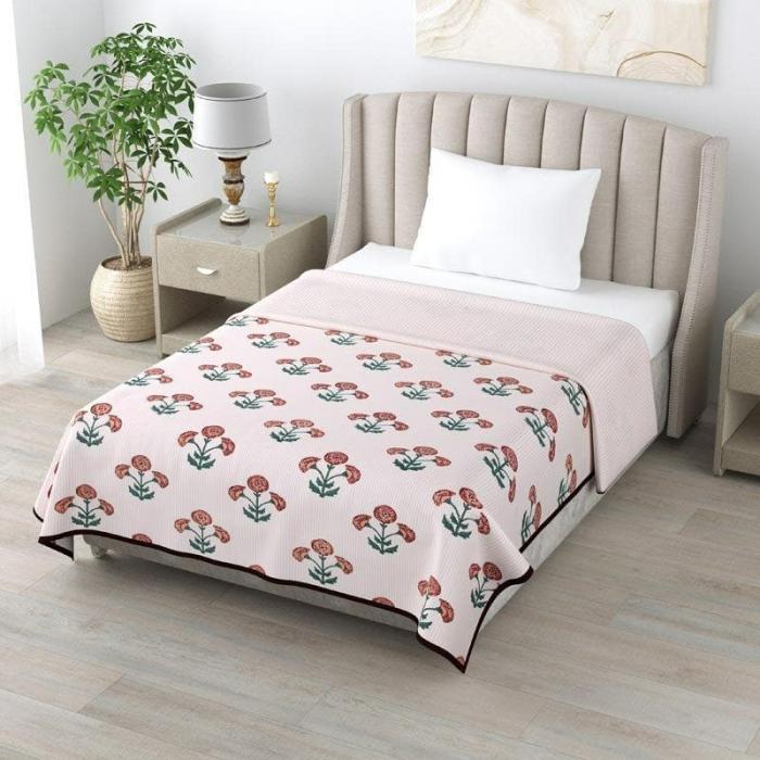 Buta Printed Dohar – Set Of Two  |   Dohars, Razai & Blankets Bedding Dohars, Razai & Blankets