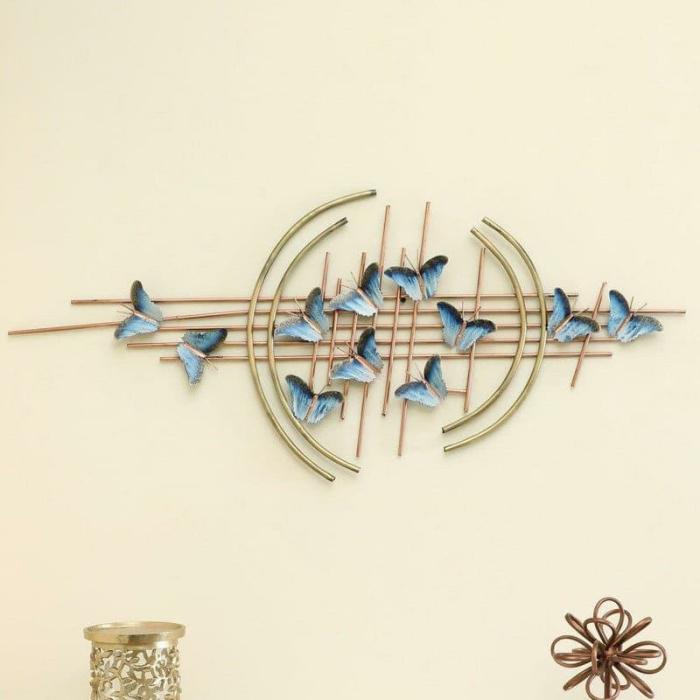 Butterfly Bryonia Wall Decor  |   Wall Accents Wall Accents Bronze, Blue, Gold