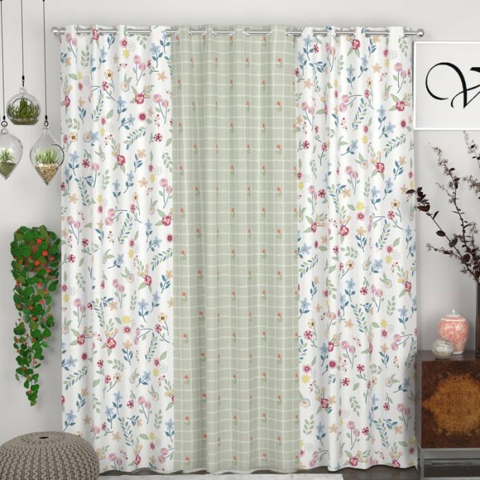 Casey Printed Curtain – Set Of Three  |   Curtains Curtains Curtains