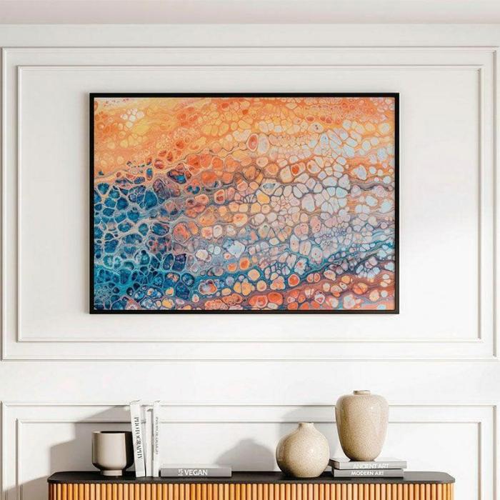 Cells Abstract Wall Painting  |   Wall Art & Paintings Wall Art & Paintings Multicolor