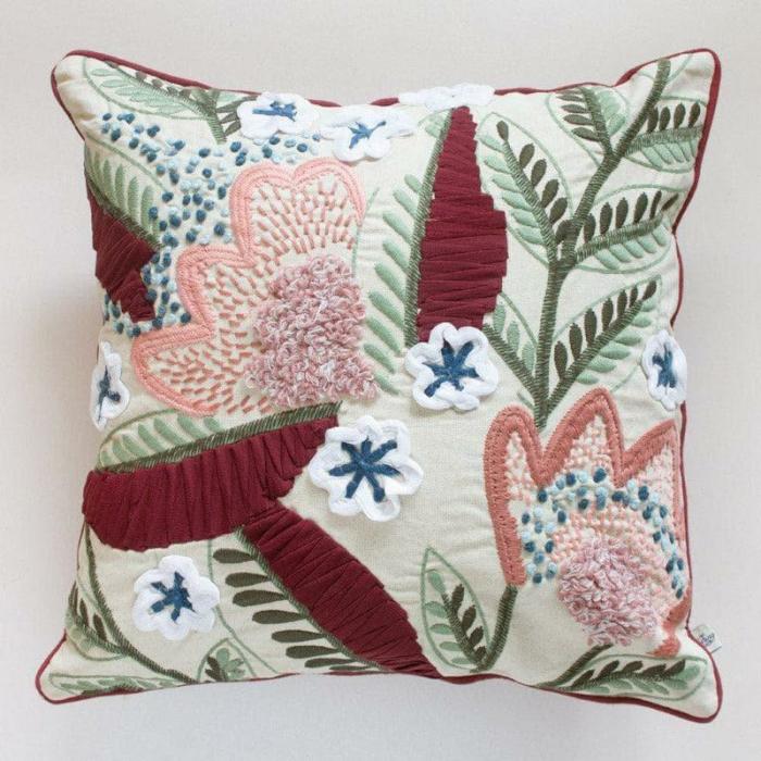 Cephir Embroidered Cushion Cover  |   Embroidered Cushions Cushion Covers Embroidered Cushions