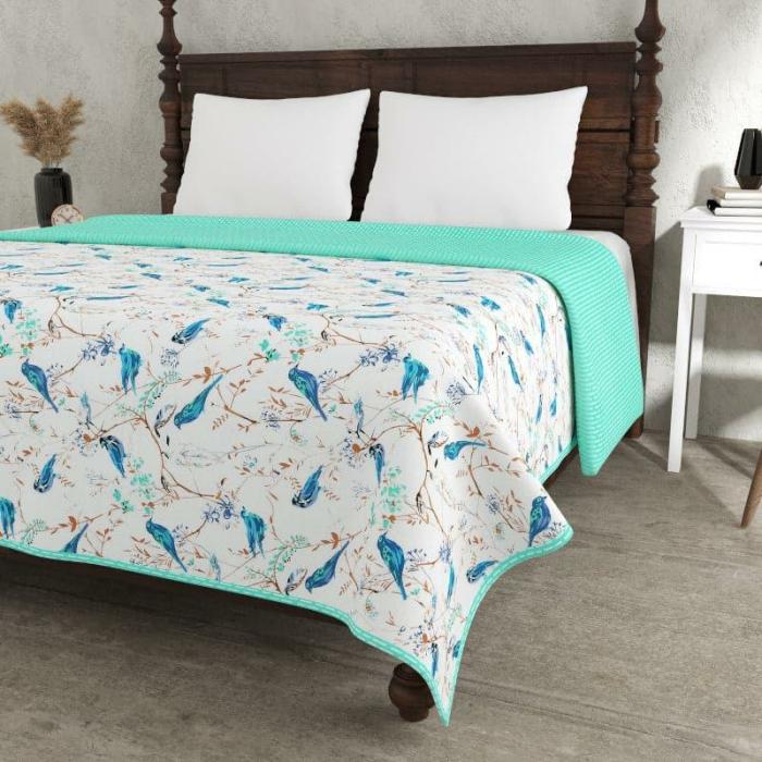 Chirp Wonderland Dohar  |   Dohars, Razai & Blankets Bedding Blue