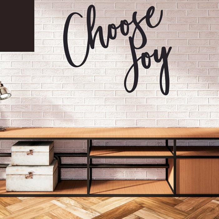 Choose Joy Wall Art  |   Wall Accents Wall Accents Black