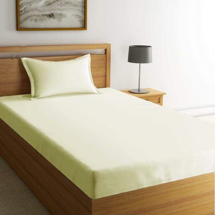 Chromo Cozy Solid Bedsheet  |   Solid Bedsheets Bedsheets Ivory