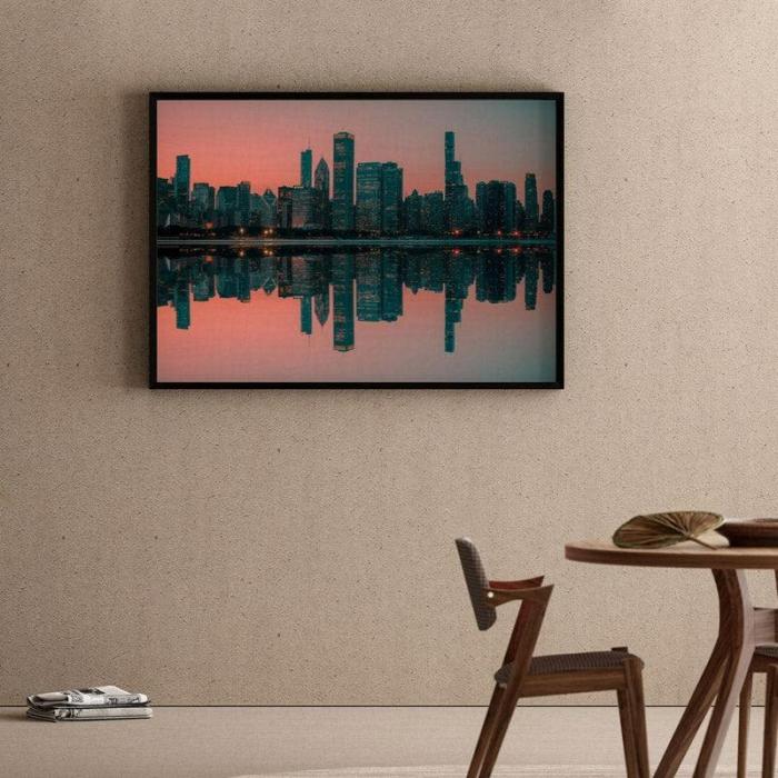 Cityscape Wall Painting  |   Wall Art & Paintings Wall Art & Paintings Grey, Orange