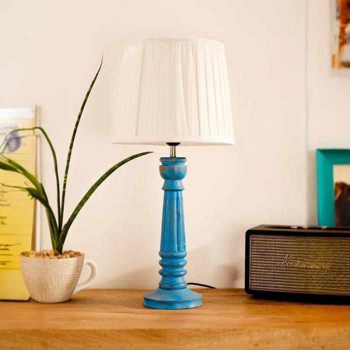 Classy With Twist Pillar Stand Lamp  |   Table Lamps Lamps & Lighting Table Lamps