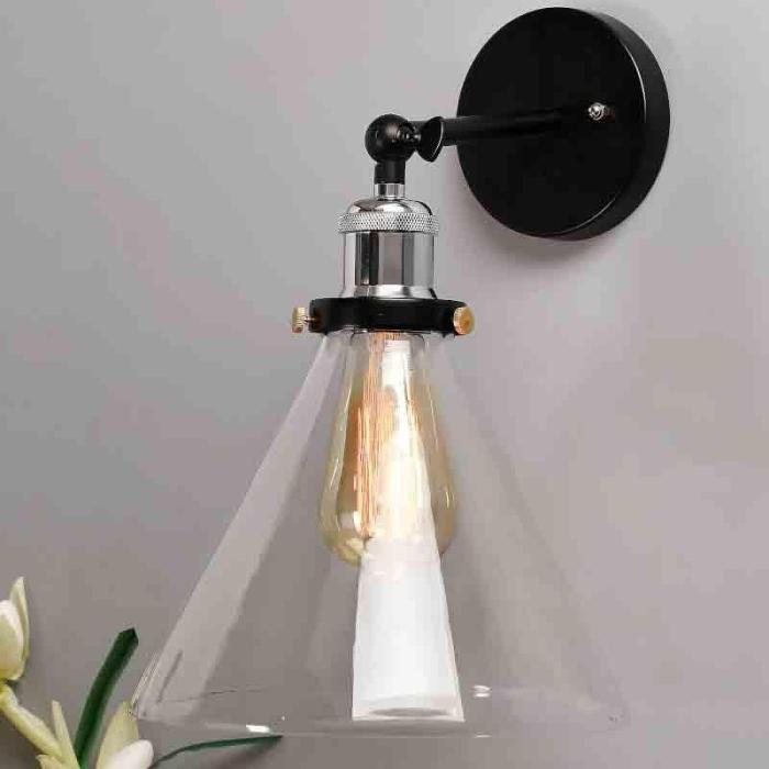 Conica Glass Celing Lamp  |   Wall Lamps Lamps & Lighting Transparent