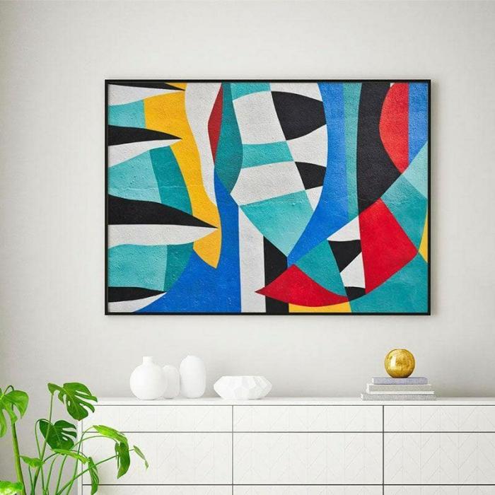 Contemporary Abstract Wall Painting  |   Wall Art & Paintings Wall Art & Paintings Multicolor