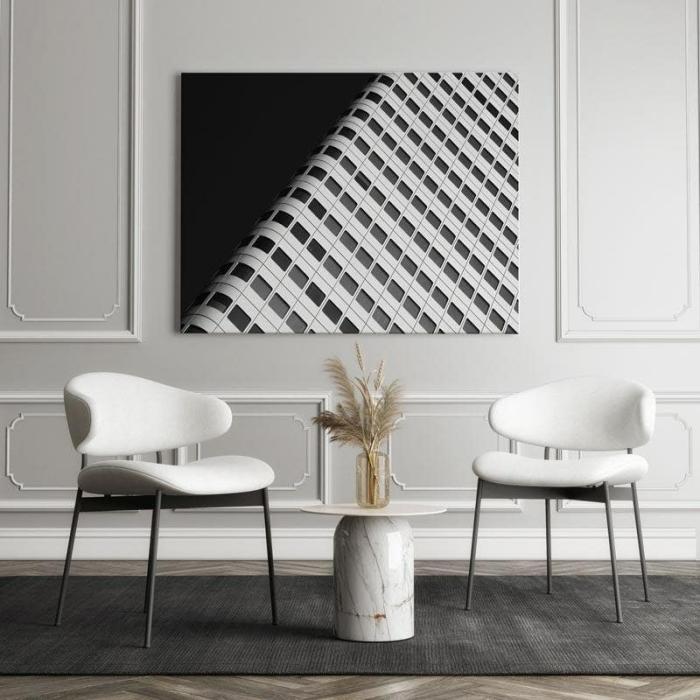 Contrast In Concrete Wall Painting  |   Wall Art & Paintings Wall Art & Paintings Black, White