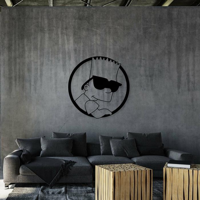 Cool Simpsons Wall Art  |   Wall Accents Wall Accents Black