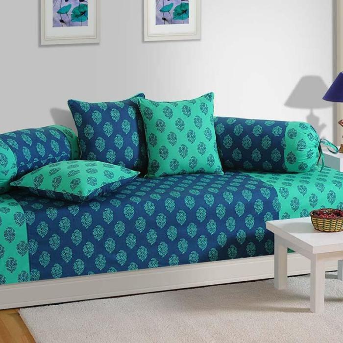 Cool Turquoise Diwan Set  |   Diwan Sets Diwan Sets Blue