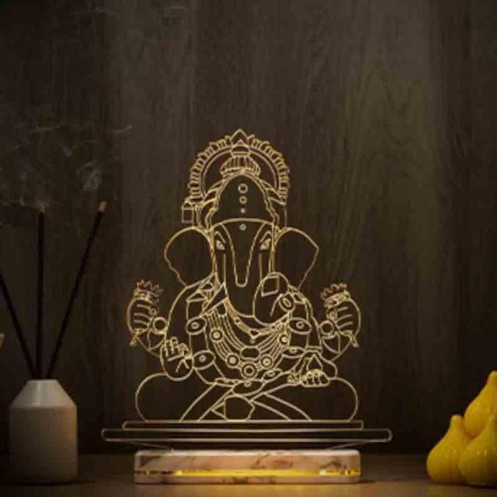 Dagdusheth Halwai Ganpati Lamp  |   Table Lamps Lamps & Lighting Table Lamps