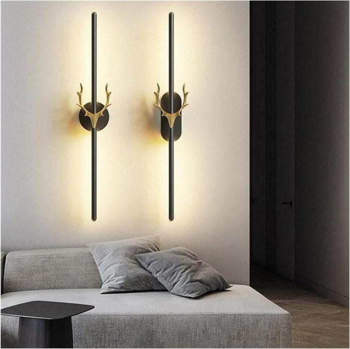 Deer Dona Led Wall Lamp  |   Wall Lamps Lamps & Lighting Black, Gold