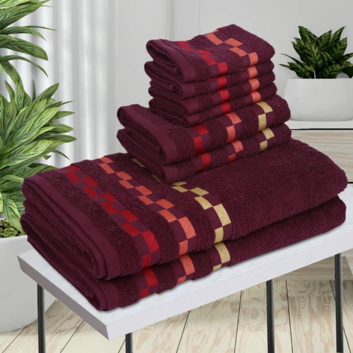 Delpha Towel Combo – Set Of Eight  |   Bath Towels Bath Linens Bath Towels