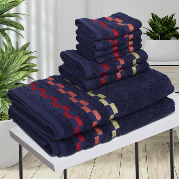 Delpha Towel Combo – Set Of Eight  |   Bath Towels Bath Linens Bath Towels