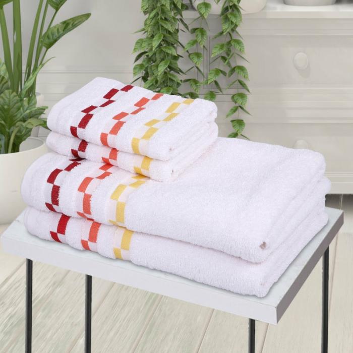 Delpha Towel Combo – Set Of Four  |   Bath Towels Bath Linens Bath Towels