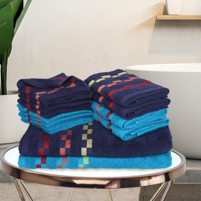 Delpha Towel Combo – Set Of Fourteen  |   Bath Towels Bath Linens Bath Towels